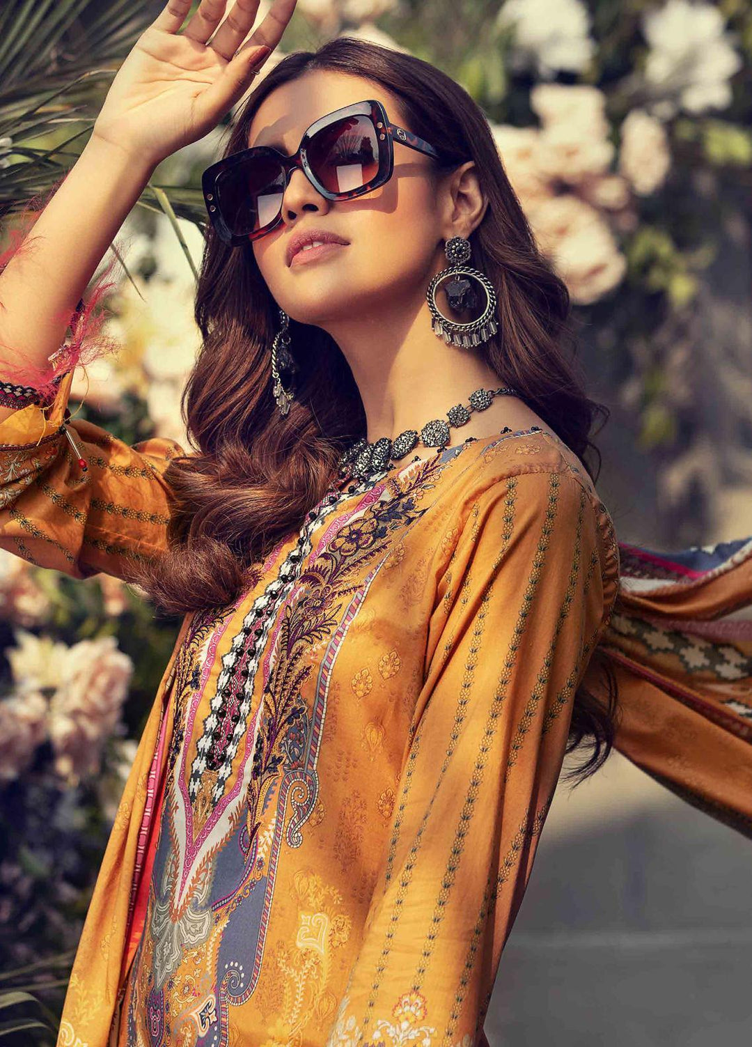 Umang by Motifz Embroidered Lawn Suits Unstitched 3 Piece MT21LU 2813 Ethnic Play - Summer Collection