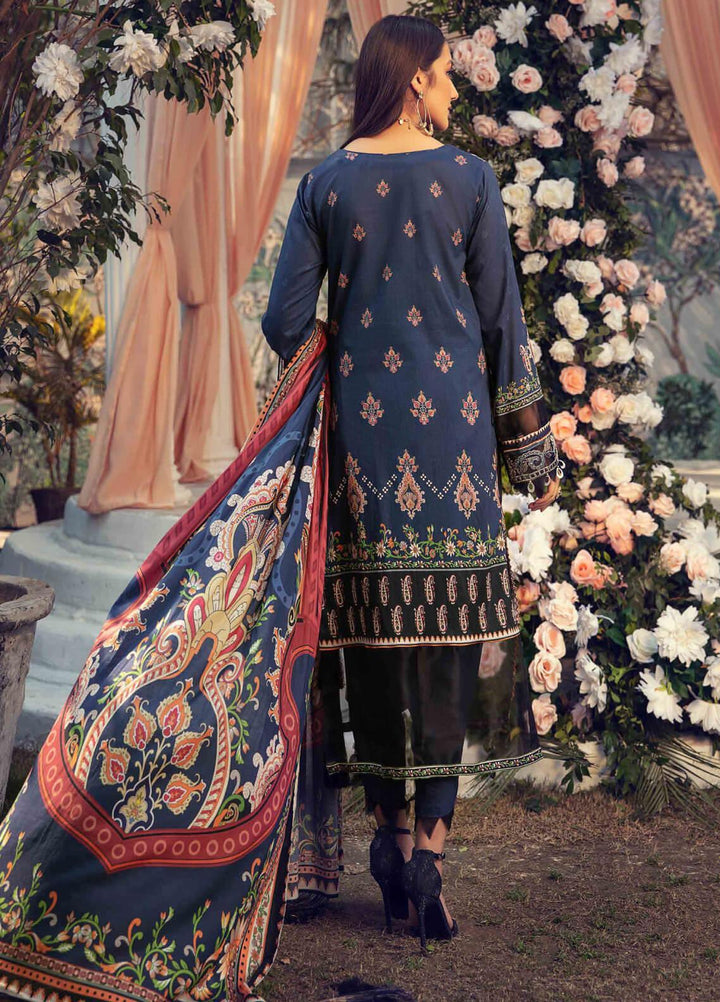 Umang by Motifz Embroidered Lawn Suits Unstitched 3 Piece MT21LU 2816 Raspberry - Summer Collection