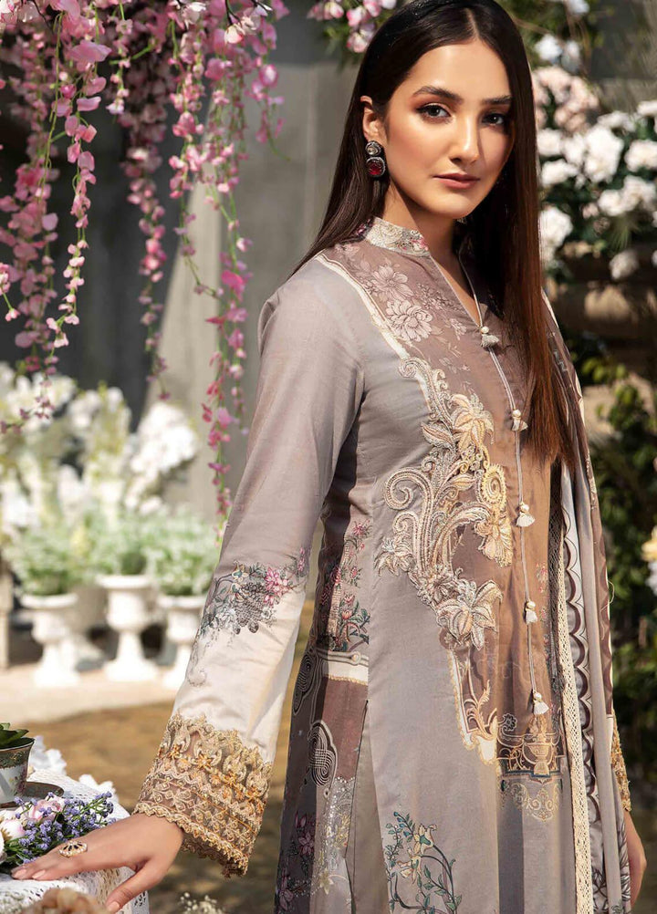 Umang by Motifz Embroidered Lawn Suits Unstitched 3 Piece MT21LU 2819 Botanical Garden - Summer Collection