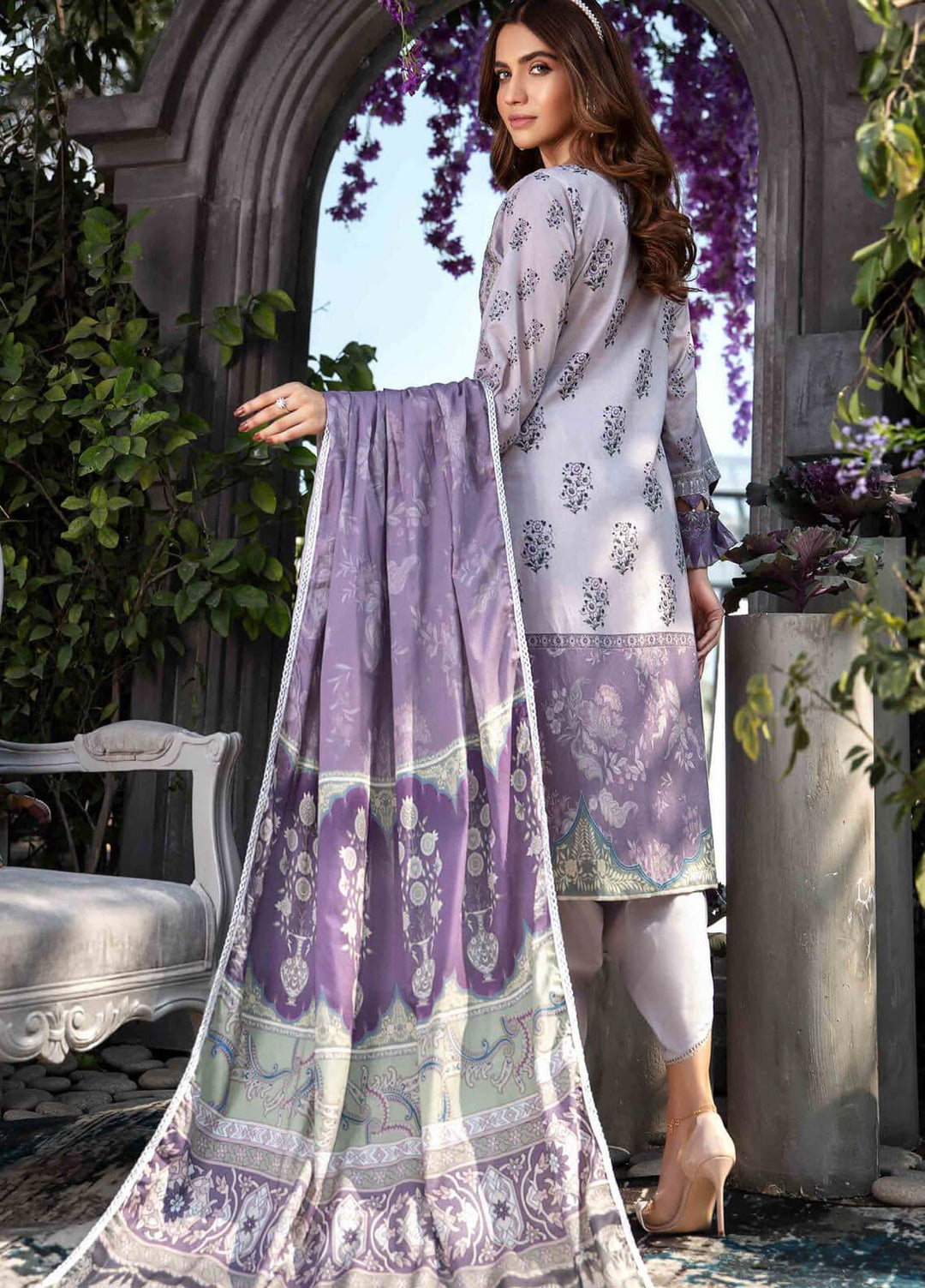 Umang by Motifz Embroidered Lawn Suits Unstitched 3 Piece MT21LU 2828 Blooming Lili - Summer Collection