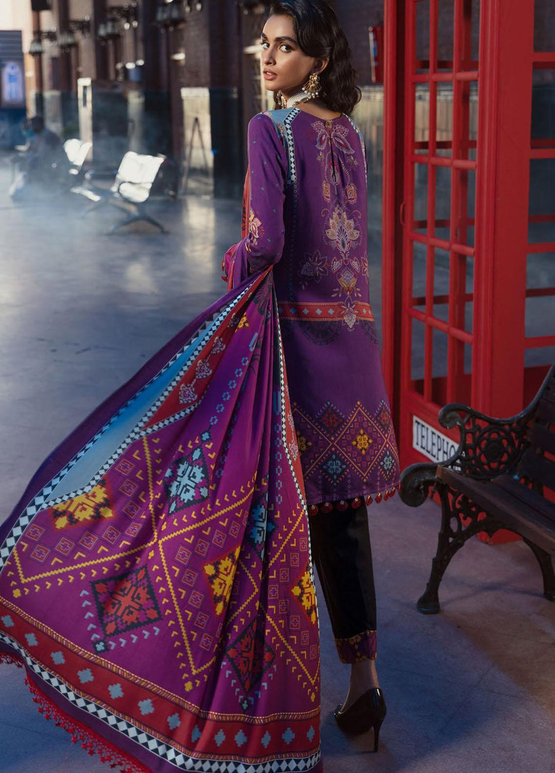 Umang by Motifz Embroidered Linen Suits Unstitched 3 Piece MT21UL 3061 Julissa - Winter Collection