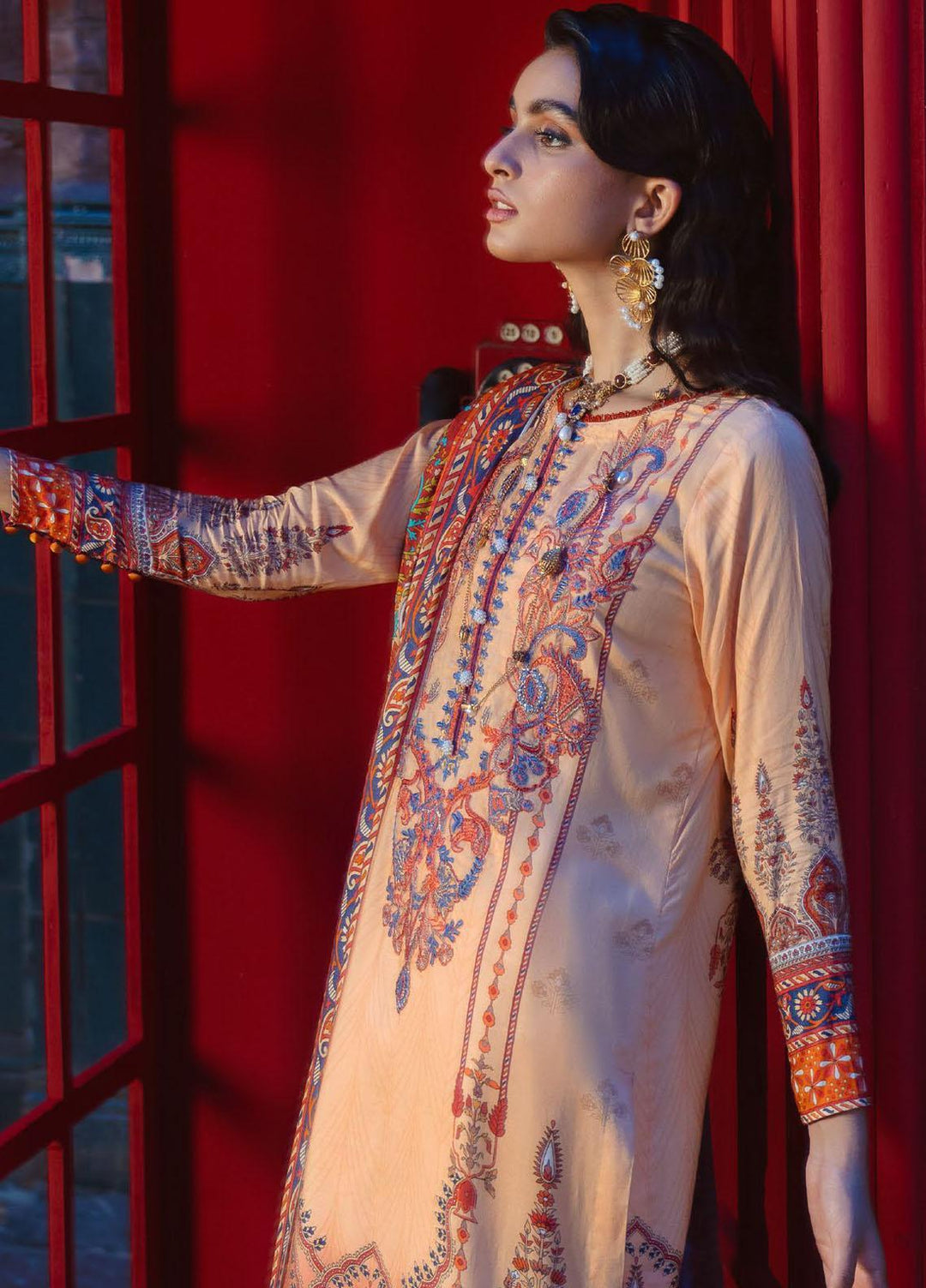Umang by Motifz Embroidered Linen Suits Unstitched 3 Piece MT21UL 3064 Torrance - Winter Collection