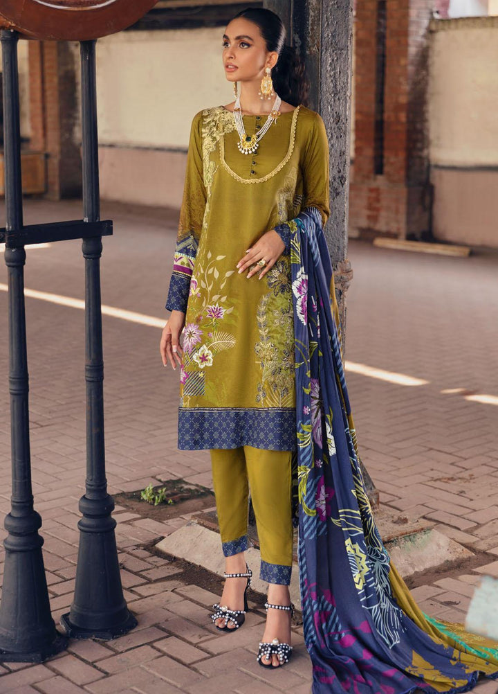 Umang by Motifz Embroidered Linen Suits Unstitched 3 Piece MT21UL 3066 Bellissima - Winter Collection