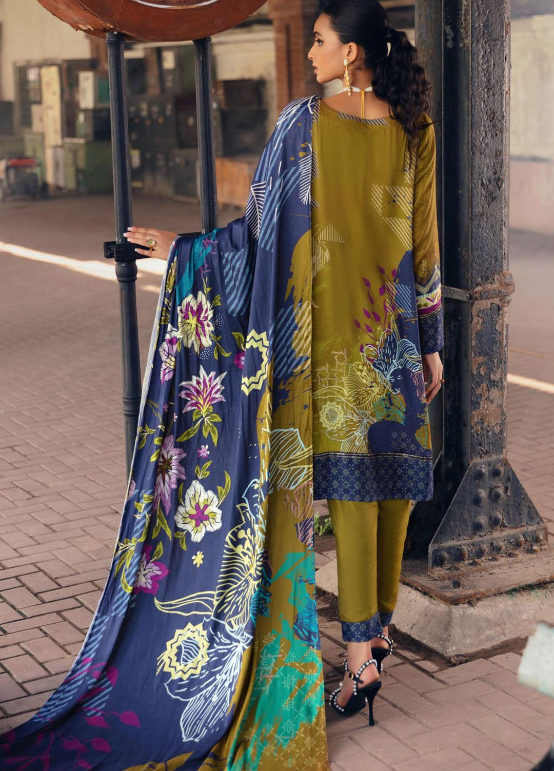 Umang by Motifz Embroidered Linen Suits Unstitched 3 Piece MT21UL 3066 Bellissima - Winter Collection