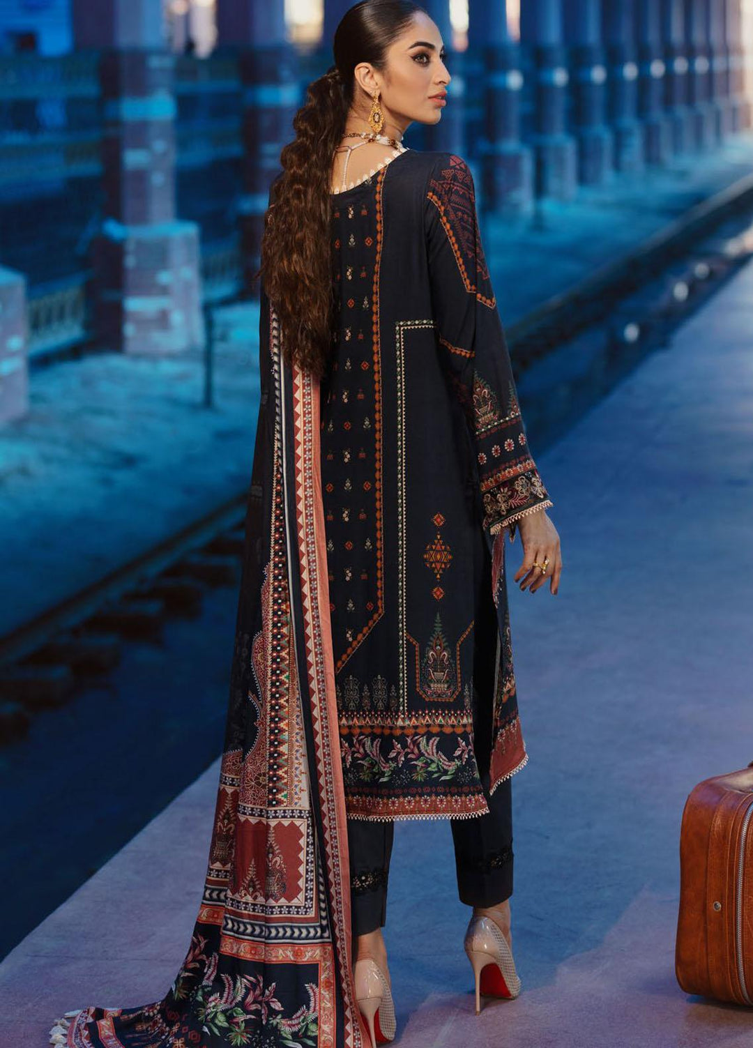 Umang by Motifz Embroidered Linen Suits Unstitched 3 Piece MT21UL 3071 Rhaenia - Winter Collection