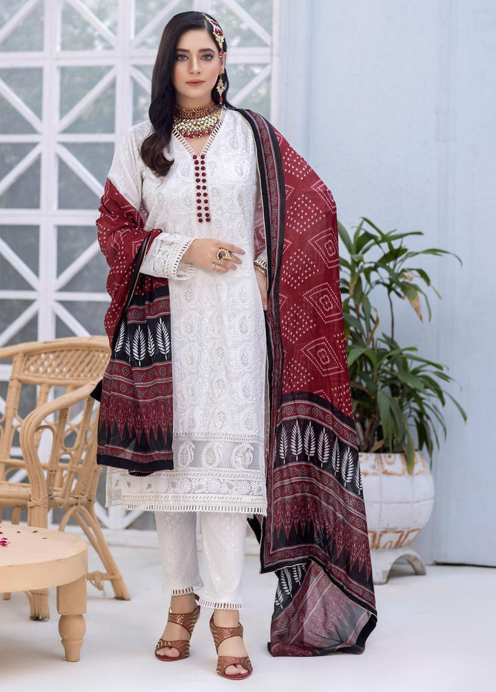 Umyas Embroidered Lawn Suits Unstitched 3 Piece UM22CL D-01 - Summer Collection