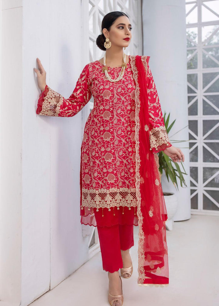 Umyas Embroidered Lawn Suits Unstitched 3 Piece UM22CL D-05 - Summer Collection