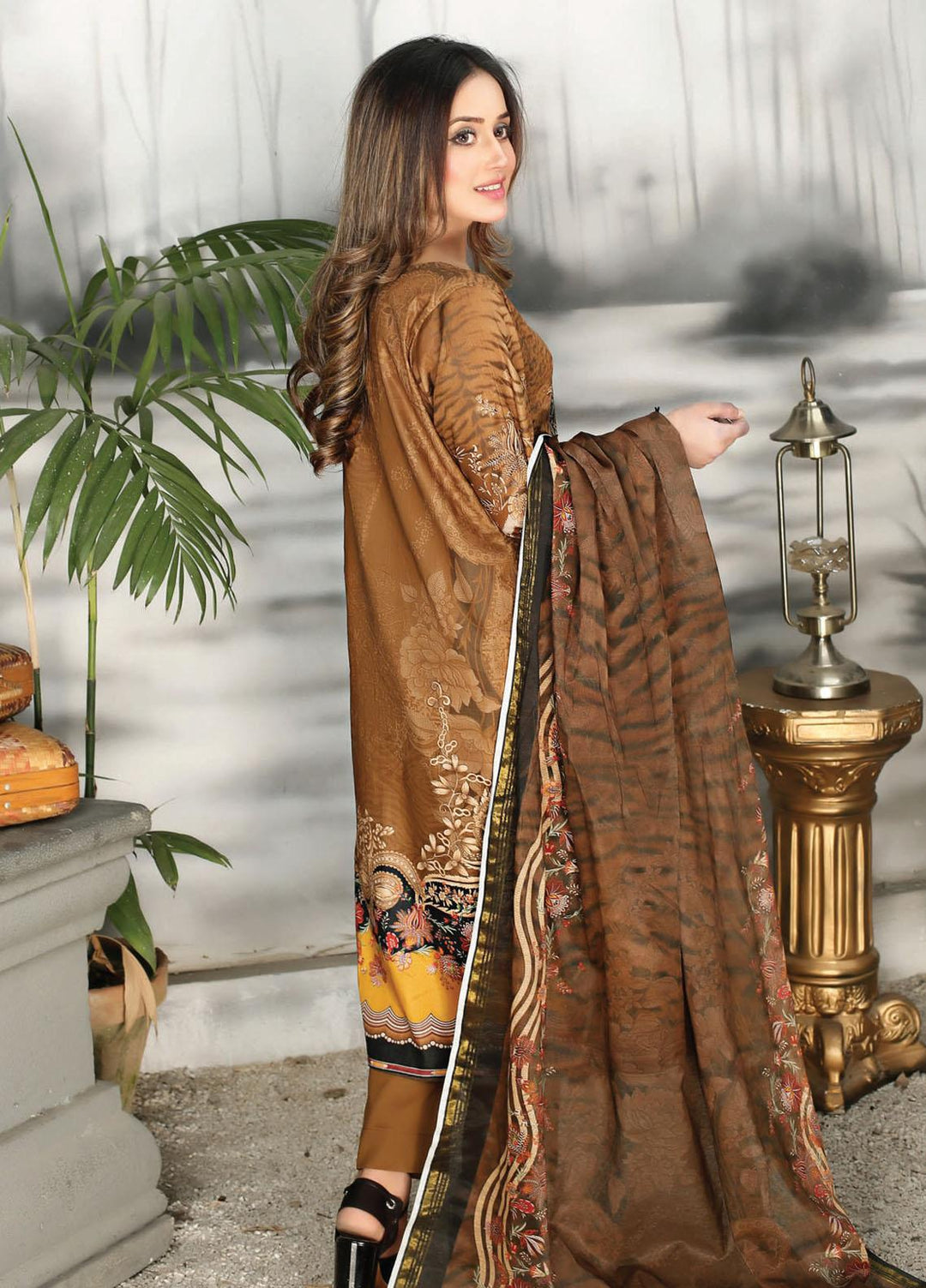 Universal By Sitara Printed Lawn Suits Unstitched 3 Piece SIT22-U4 D-73 - Summer Collection