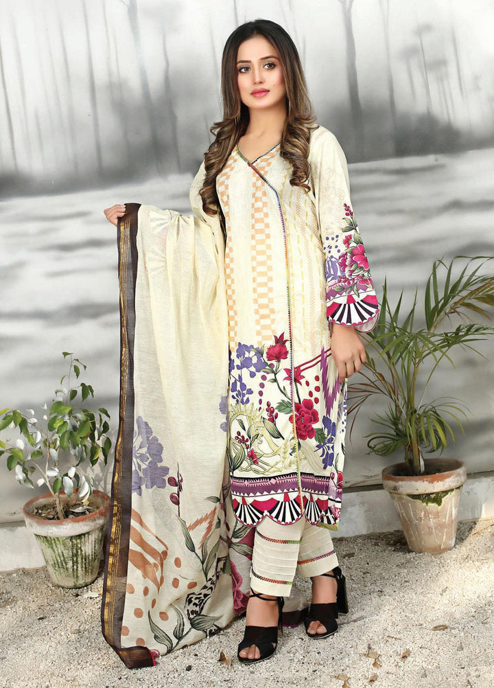 Universal By Sitara Printed Lawn Suits Unstitched 3 Piece SIT22-U4 D-77 - Summer Collection