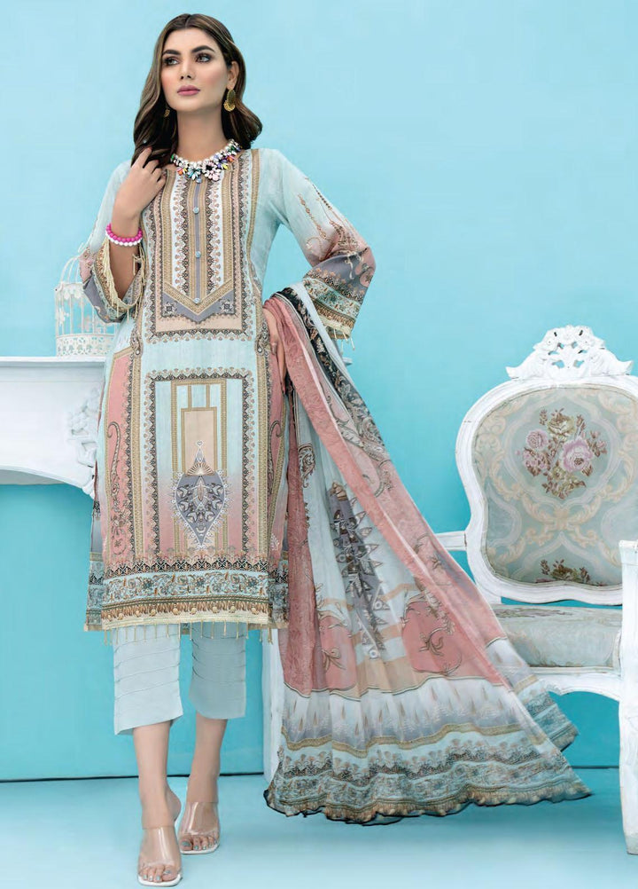 Universal By Sitara Printed Lawn Suits Unstitched 3 Piece SIT22U D-62 - Summer Collection