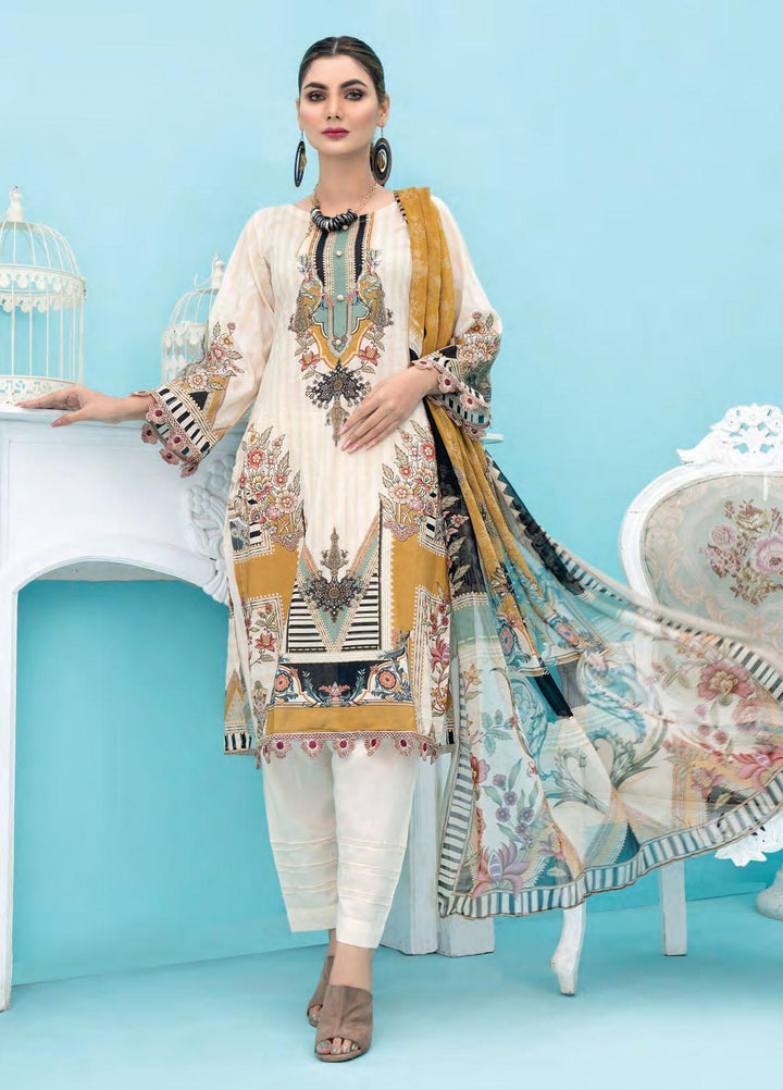 Universal By Sitara Printed Lawn Suits Unstitched 3 Piece SIT22U D-63 - Summer Collection
