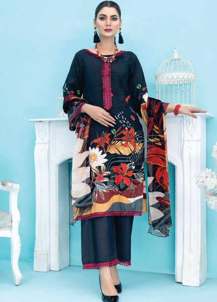 Universal By Sitara Printed Lawn Suits Unstitched 3 Piece SIT22U D-64 - Summer Collection