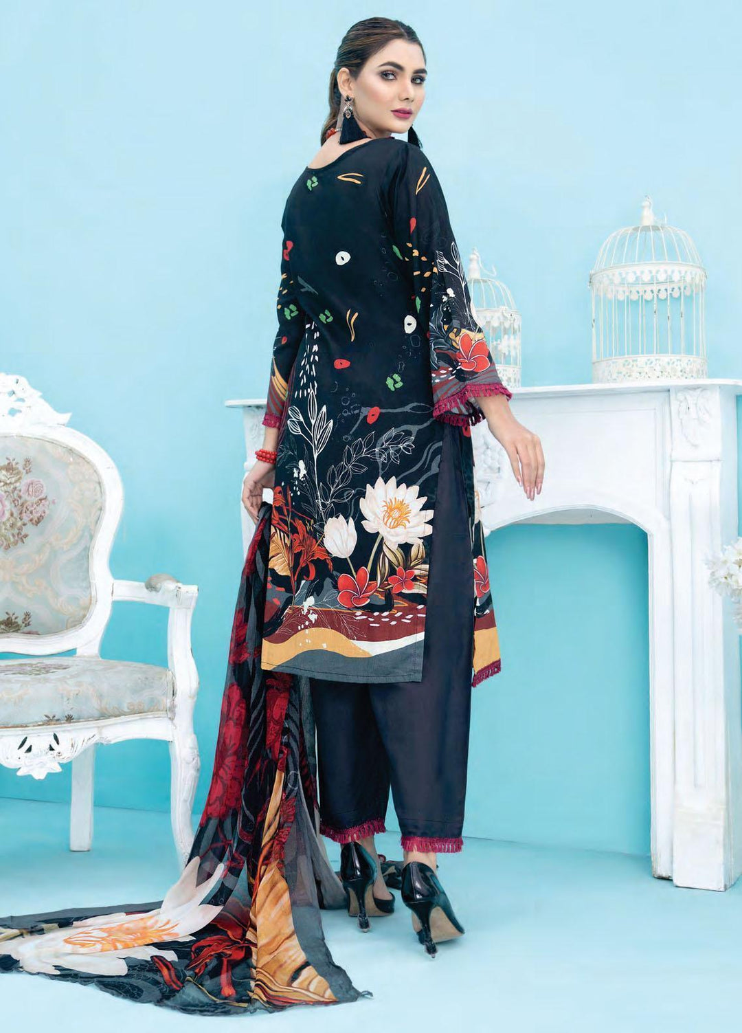 Universal By Sitara Printed Lawn Suits Unstitched 3 Piece SIT22U D-64 - Summer Collection