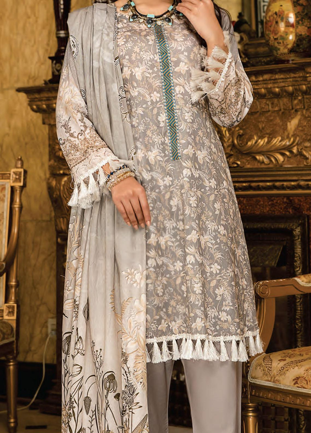 Universal by Sitara Printed Lawn Suits Unstitched 3 Piece SIT22UM D-49 - Summer Collection