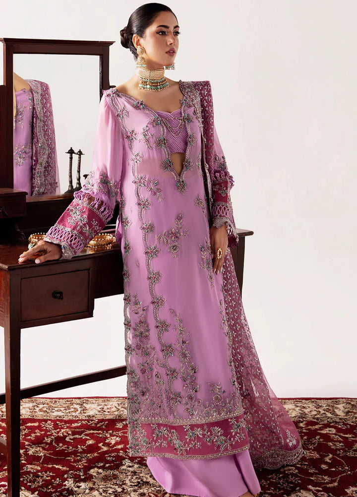 Unkahi Baaten By Jamnii Embroidered Chiffon Unstitched Suits 3 Piece JMN25UB Ruya - Festive Collection