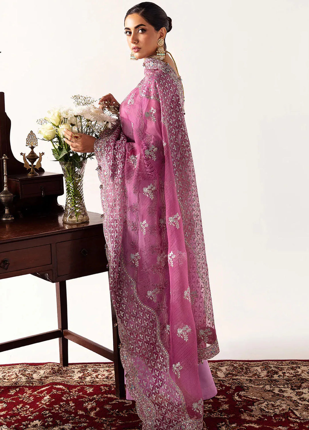 Unkahi Baaten By Jamnii Embroidered Chiffon Unstitched Suits 3 Piece JMN25UB Ruya - Festive Collection