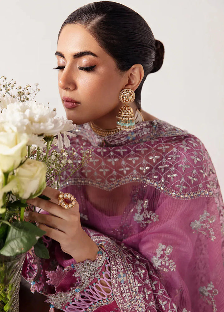 Unkahi Baaten By Jamnii Embroidered Chiffon Unstitched Suits 3 Piece JMN25UB Ruya - Festive Collection