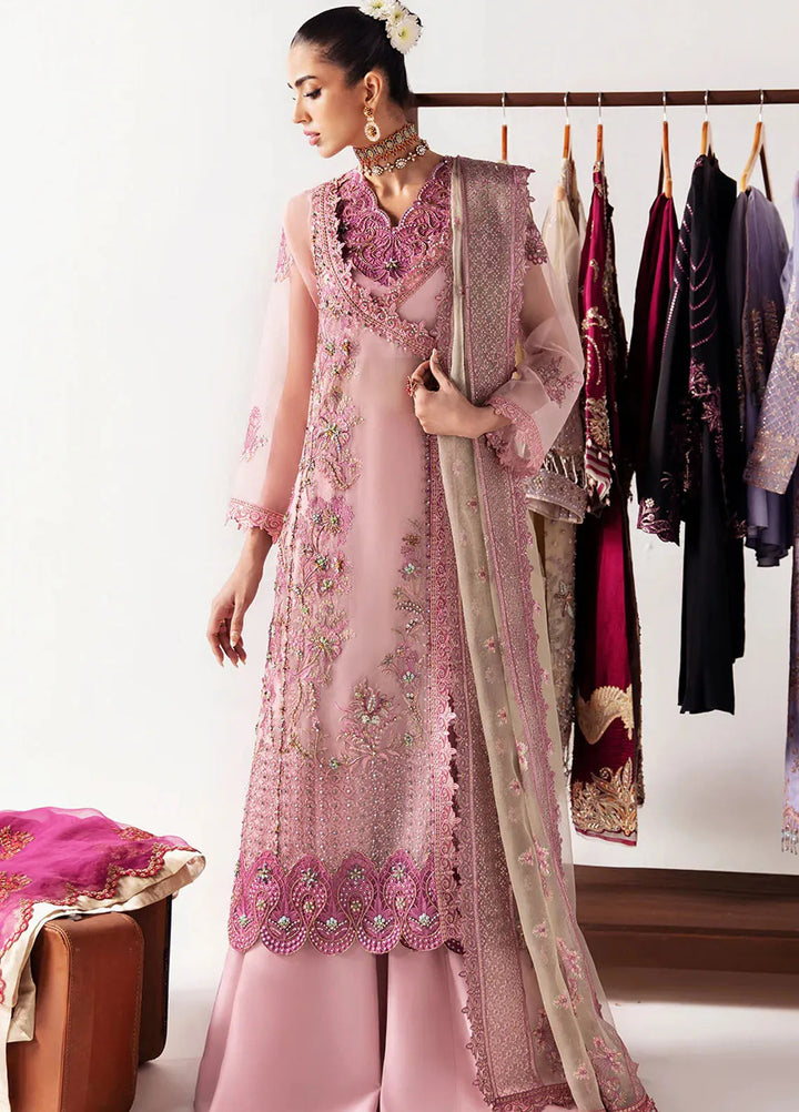 Unkahi Baaten By Jamnii Embroidered Organza Unstitched Suits 3 Piece JMN25UB Elnaz - Festive Collection