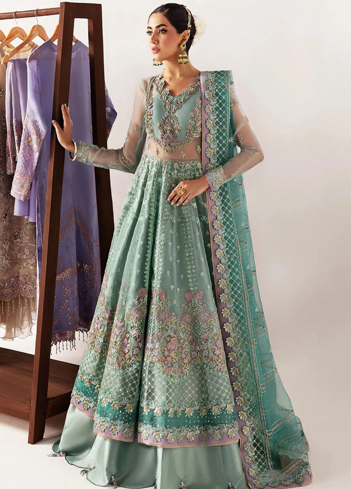Unkahi Baaten By Jamnii Embroidered Organza Unstitched Suits 3 Piece JMN25UB Nazli - Festive Collection