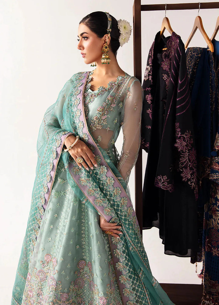 Unkahi Baaten By Jamnii Embroidered Organza Unstitched Suits 3 Piece JMN25UB Nazli - Festive Collection