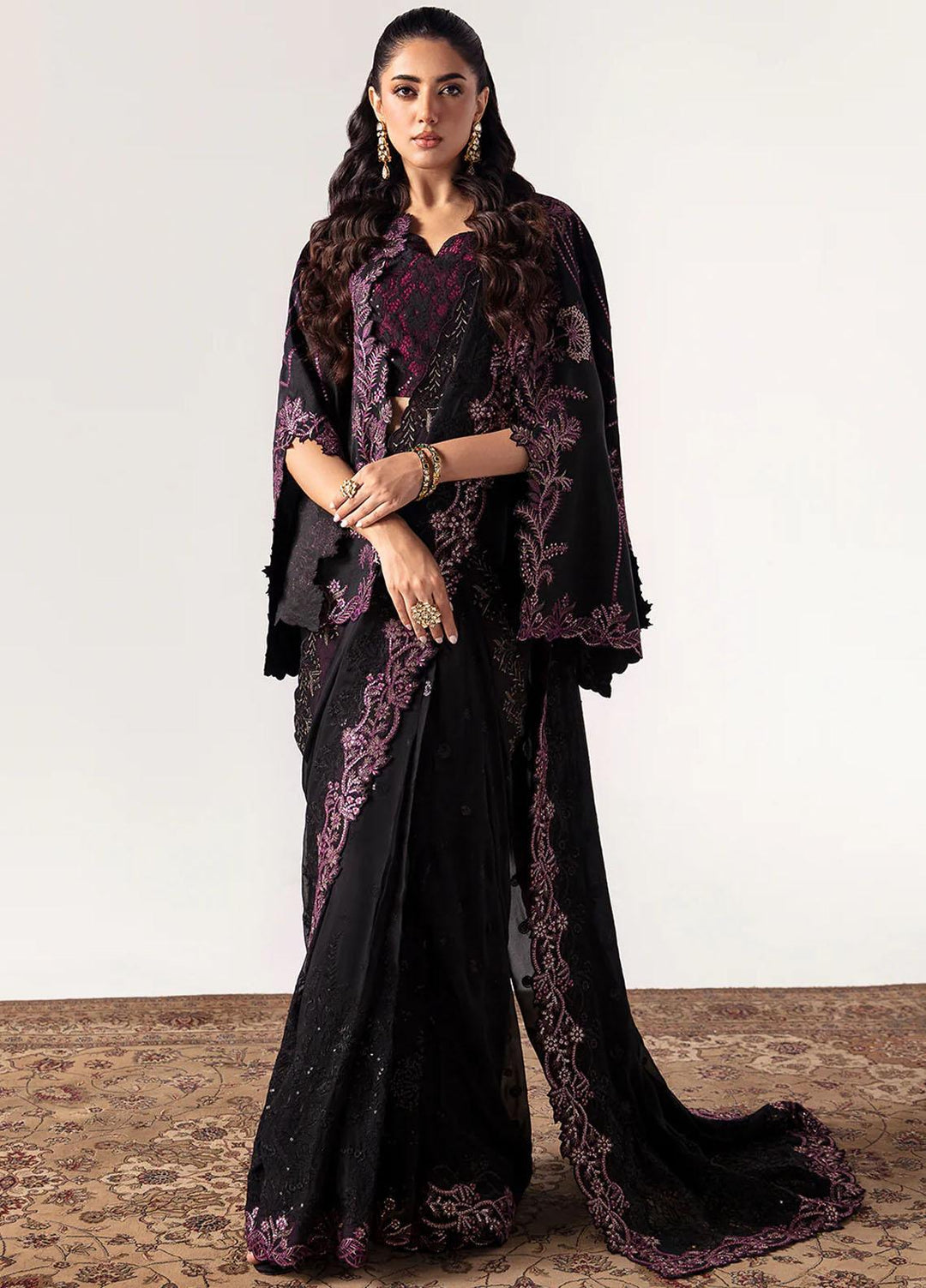 Unkahi Baaten By Jamnii Embroidered Chiffon Suits Unstitched 3 Piece JMN23UB Afreen - Festive Collection