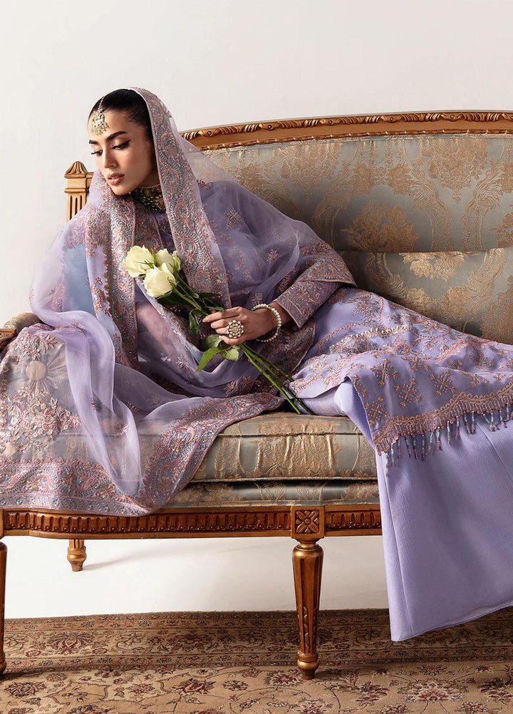Unkahi Baaten By Jamnii Embroidered Chiffon Suits Unstitched 3 Piece JMN23UB Larah - Festive Collection