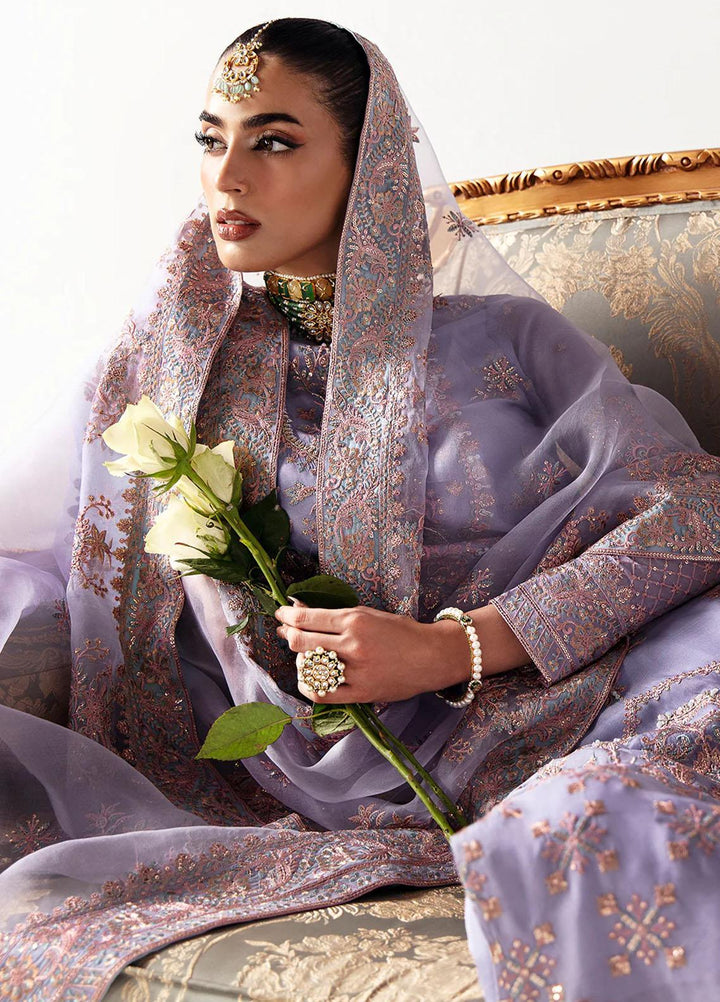 Unkahi Baaten By Jamnii Embroidered Chiffon Suits Unstitched 3 Piece JMN23UB Larah - Festive Collection