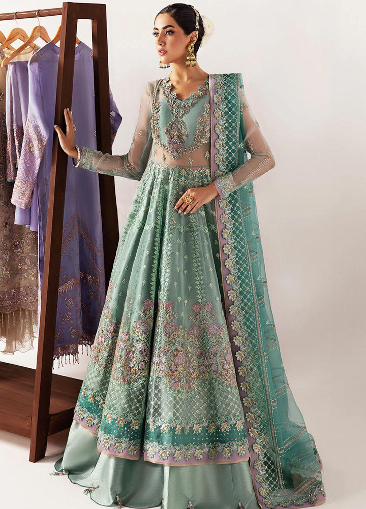 Unkahi Baaten By Jamnii Embroidered Organza Suits Unstitched 3 Piece JMN23UB Nazli - Festive Collection