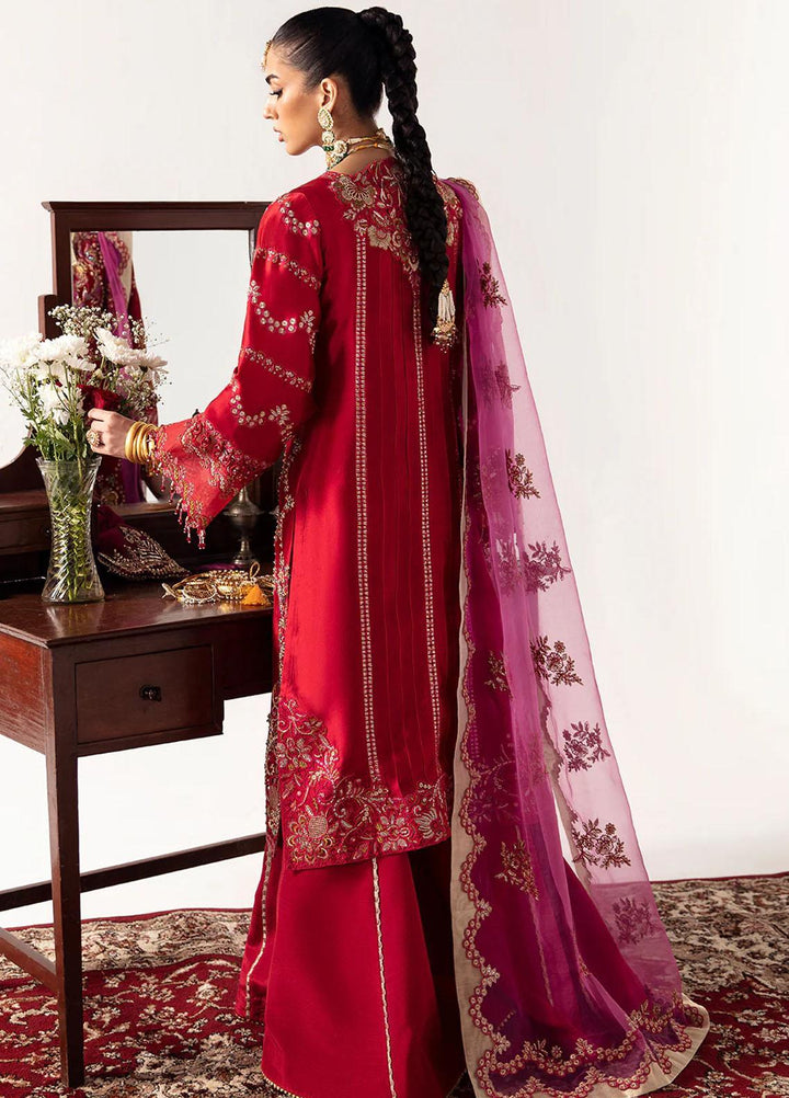 Unkahi Baaten By Jamnii Embroidered Silk Suits Unstitched 3 Piece JMN23UB Selin - Festive Collection