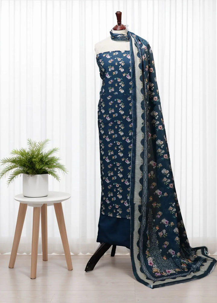 Digital Print By Bin Saeed Printed Lawn Suit Unstitched 3 Piece BS24F D-534 - Summer Collection