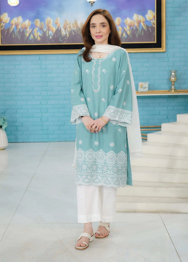 Urban Cut Pret Chikankaari Cotton 2 Piece Suit UC2PC0171