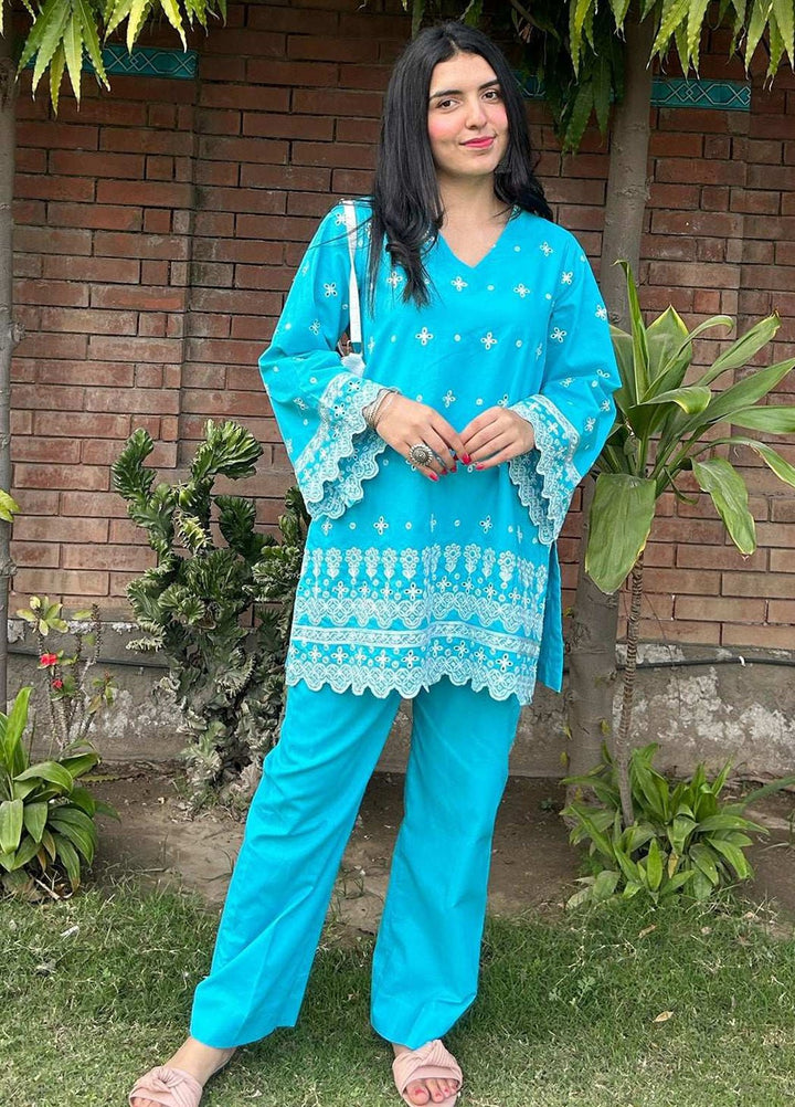 Urban Cut Pret Chikankaari Cotton 2 Piece Suit UC2PC0174