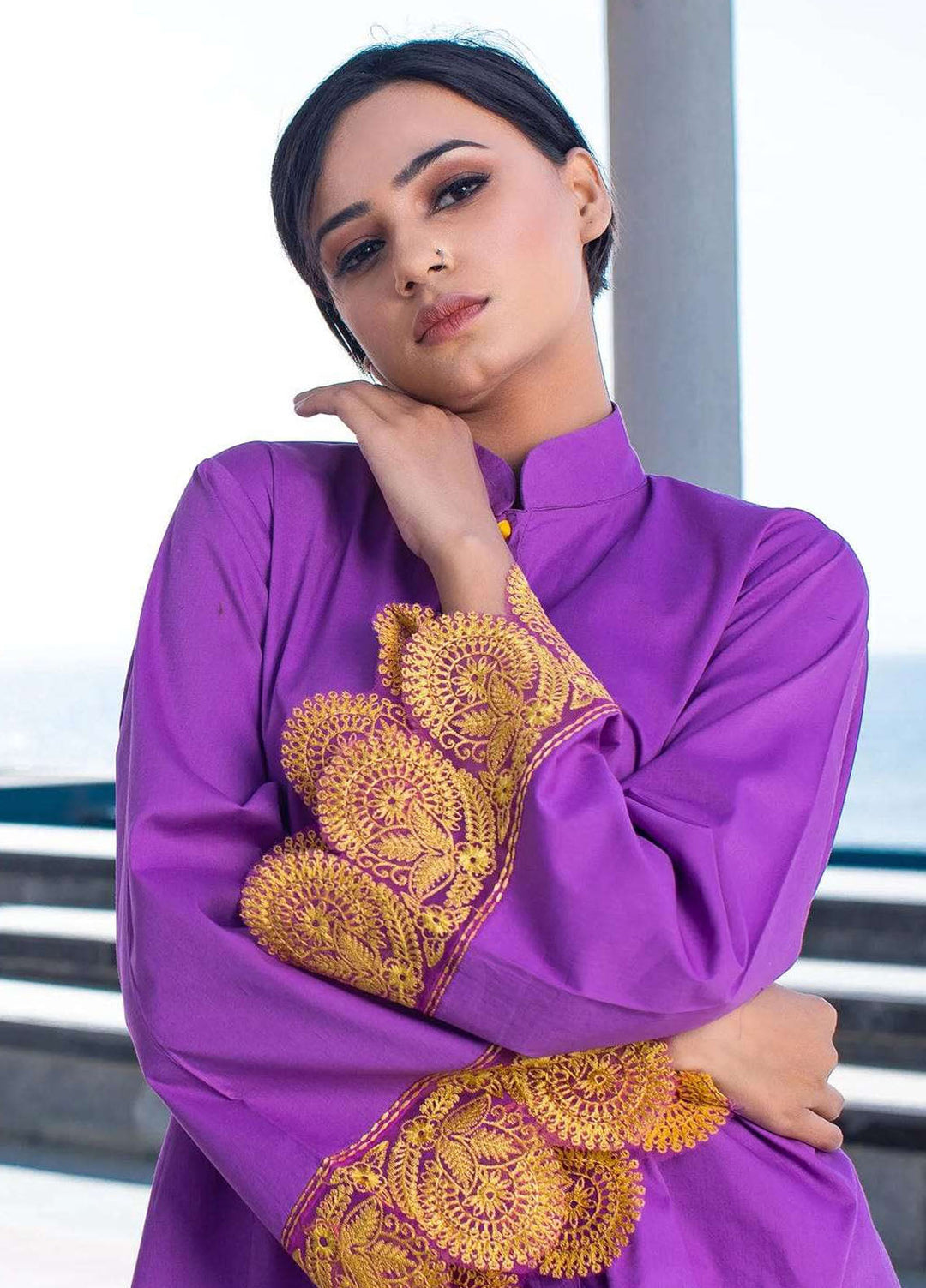Urban Cut Pret Embroidered Cotton 2 Piece Suit UC2PC0130