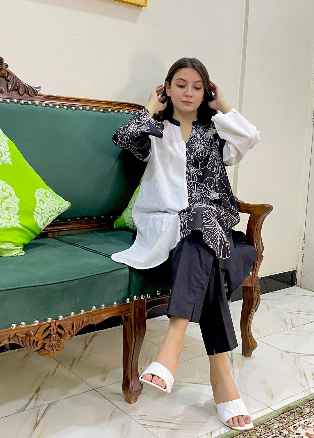 Urban Cut Pret Embroidered Cotton 2 Piece Suit UC2PE00281