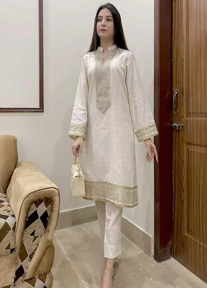 Urban Cut Pret Embroidered Cotton 2 Piece Suit UC2PE0071