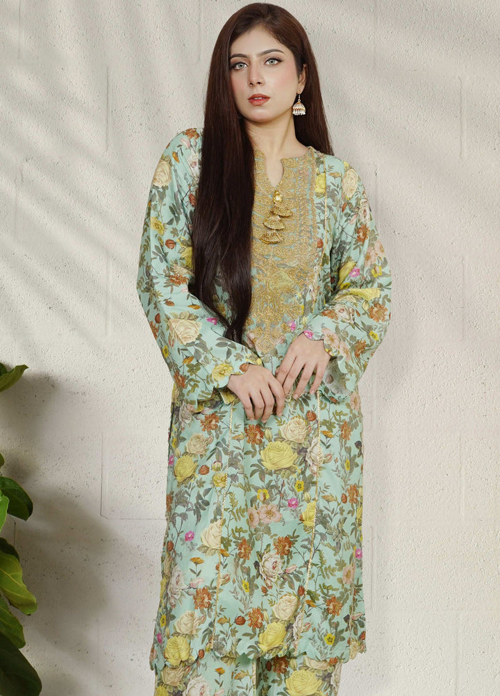 Urban Cut Pret Embroidered Cotton 2 Piece Suit UC2PE0158