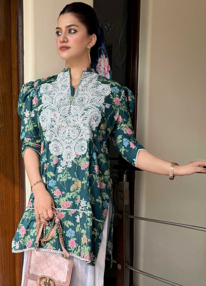 Urban Cut Pret Embroidred Cotton 2 Piece Suit C0193