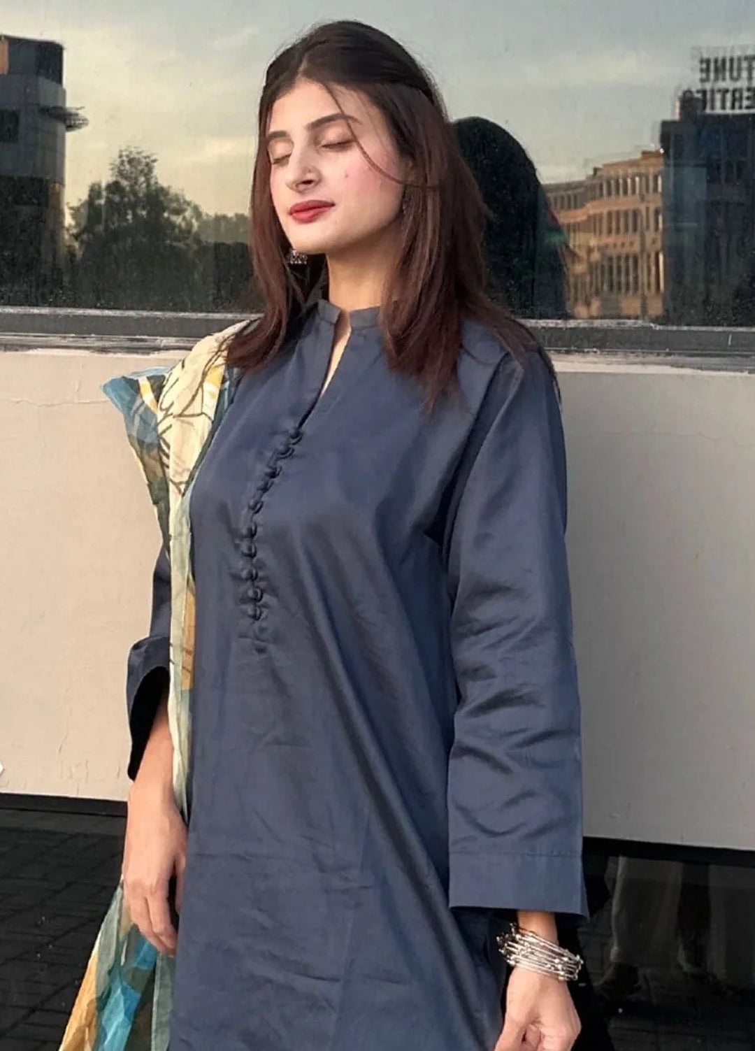 Urban Cut Pret Plain Cotton 2 Piece Suit UC2PC0169