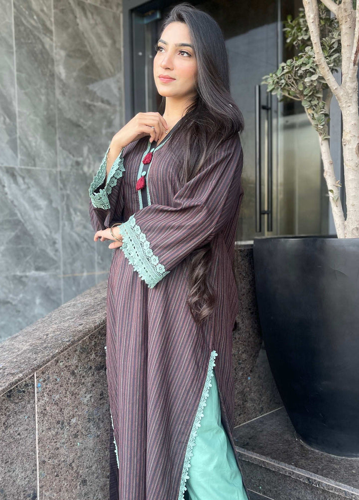 Urban Cut Pret Plain Cotton 2 Piece Suit UC2PE0156