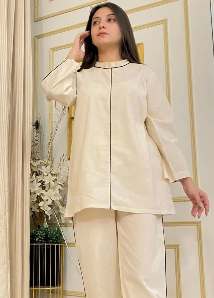 Urban Cut Pret Plain Cotton 2 Piece Suit UC2PW00221