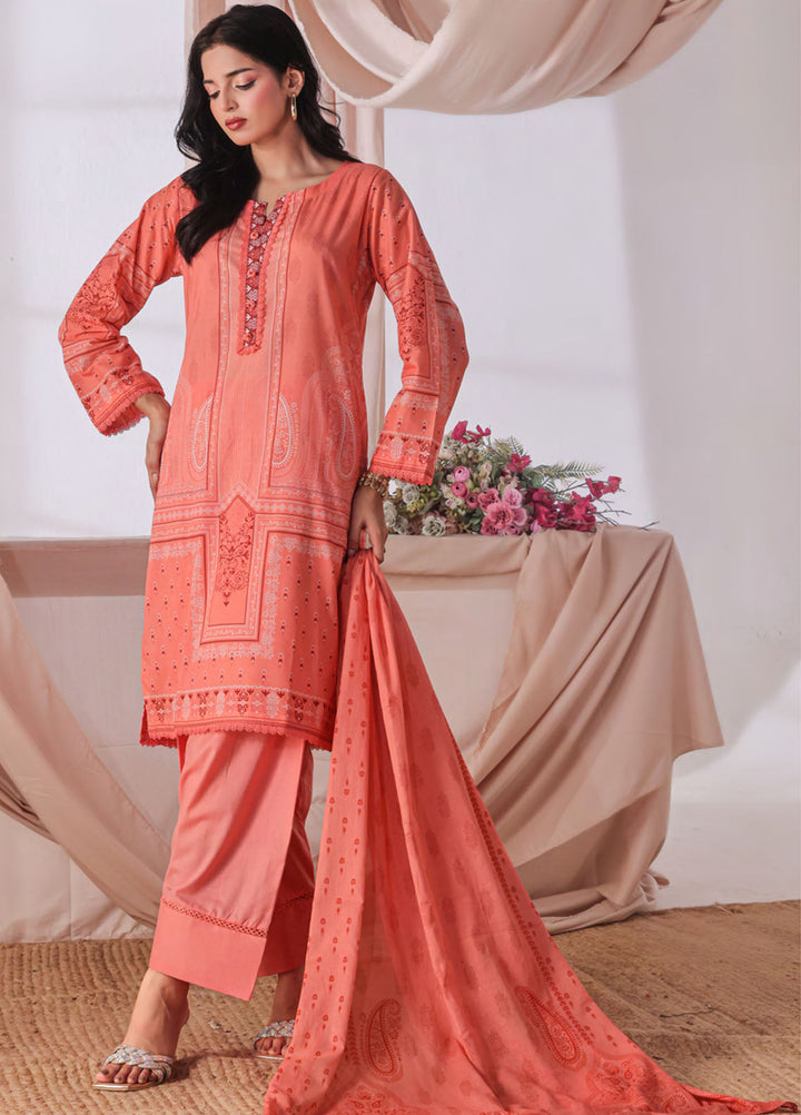 Urbane By Saphron Pret Printed Lawn 3 Piece Suit D-02