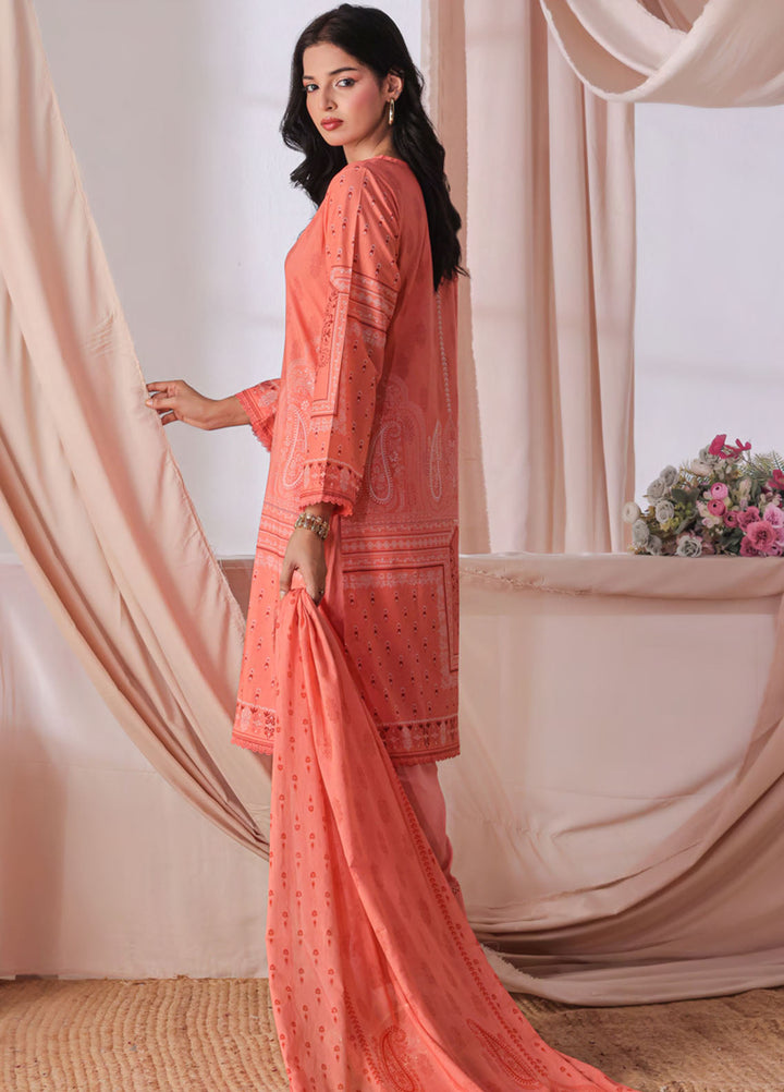 Urbane By Saphron Pret Printed Lawn 3 Piece Suit D-02