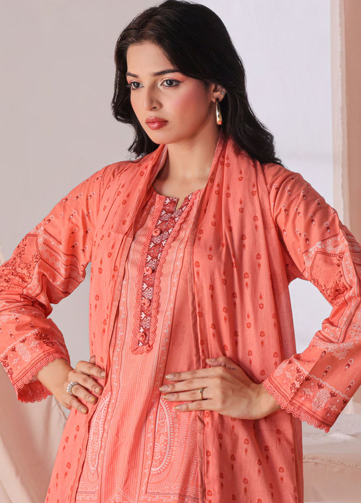 Urbane By Saphron Pret Printed Lawn 3 Piece Suit D-02