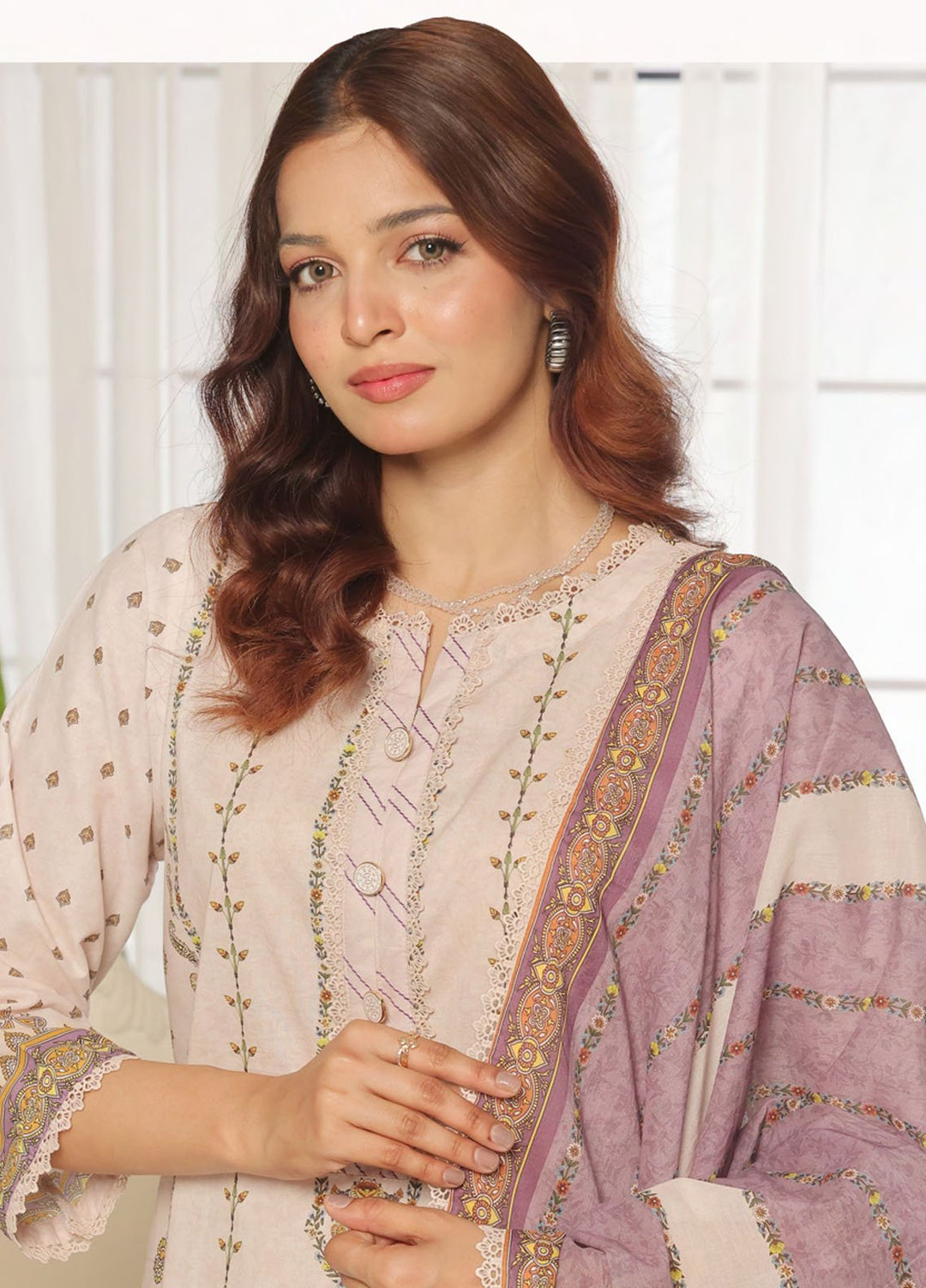 Urbane By Saphron Pret Printed Lawn 3 Piece Suit D-06