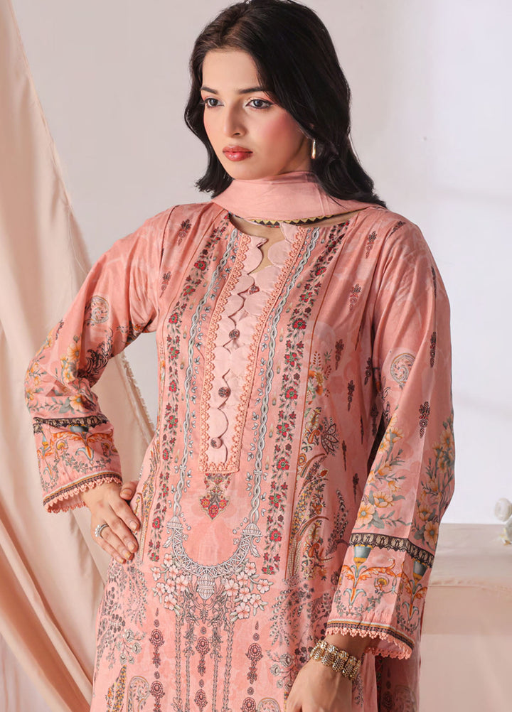Urbane By Saphron Pret Printed Lawn 3 Piece Suit D-07
