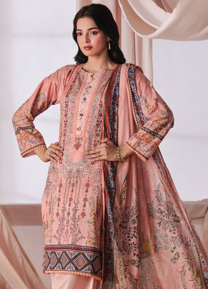 Urbane By Saphron Pret Printed Lawn 3 Piece Suit D-07