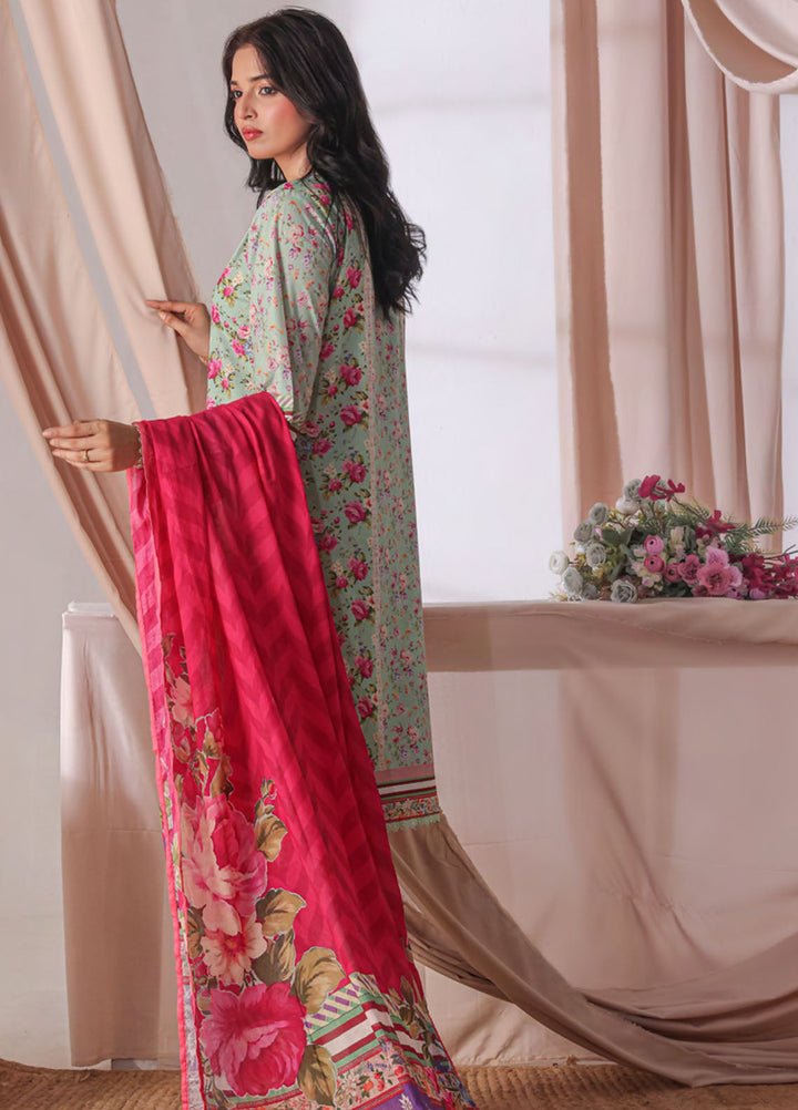 Urbane By Saphron Pret Printed Lawn 3 Piece Suit D-08