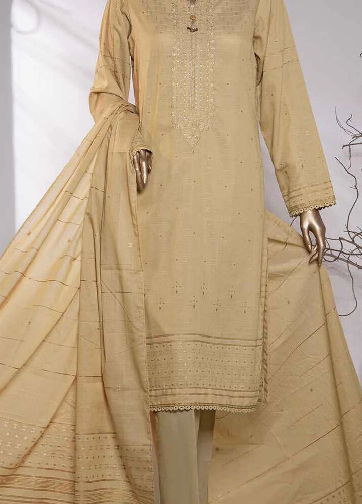 Valencia by Hz Textiles Printed Jacquard Suits Unstitched 3 Piece HZ24VW VJ-13 - Winter Collection