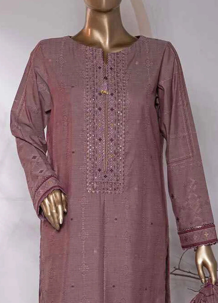 Valencia by Hz Textiles Printed Jacquard Suits Unstitched 3 Piece HZ24VW VJ-16 - Winter Collection