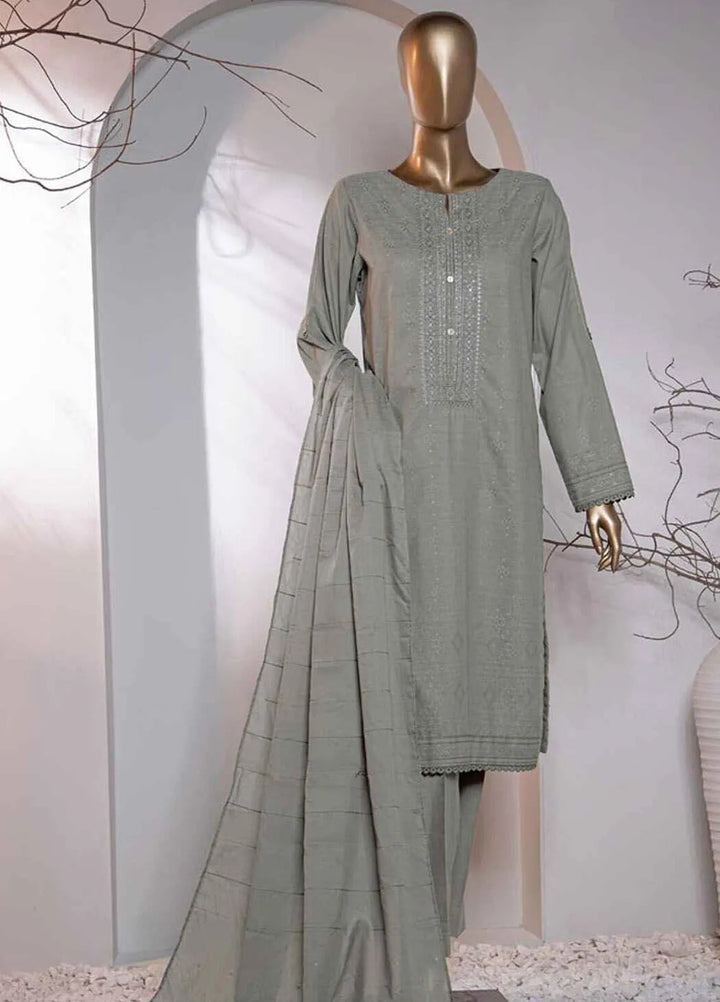 Valencia by Hz Textiles Printed Jacquard Suits Unstitched 3 Piece HZ24VW VJ-17 - Winter Collection